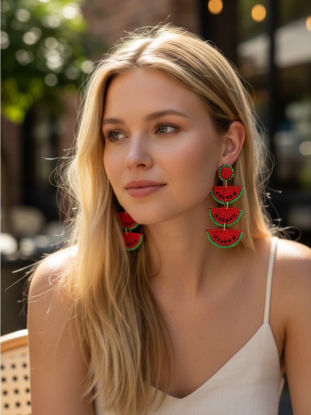 Watermelon Earrings Viola NWT